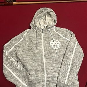 American fighter Grey sweatsuit. Size medium pants and xl hoodie.